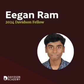 Recent Davidson Graduate Eegan Ram received a $25,000 Davidson Fellows Scholarship! Eegan received this scholarship for his science portfolio "Quantum Computation as a Game: Graph State Searching Protocols for Quantum Chemistry Simulations."

Read more about Eegan's project and what he aims to accomplish with the link in our bio.

#gifted #giftededucation #DavidsonFellows